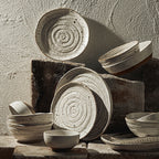 Custom Speckle Dinnerware Set — 30 MOQ, Microwave/Dishwasher Safe