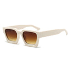 Custom Logo UV400 Rectangle Sunglasses | PC Frame 100 MOQ Private Label