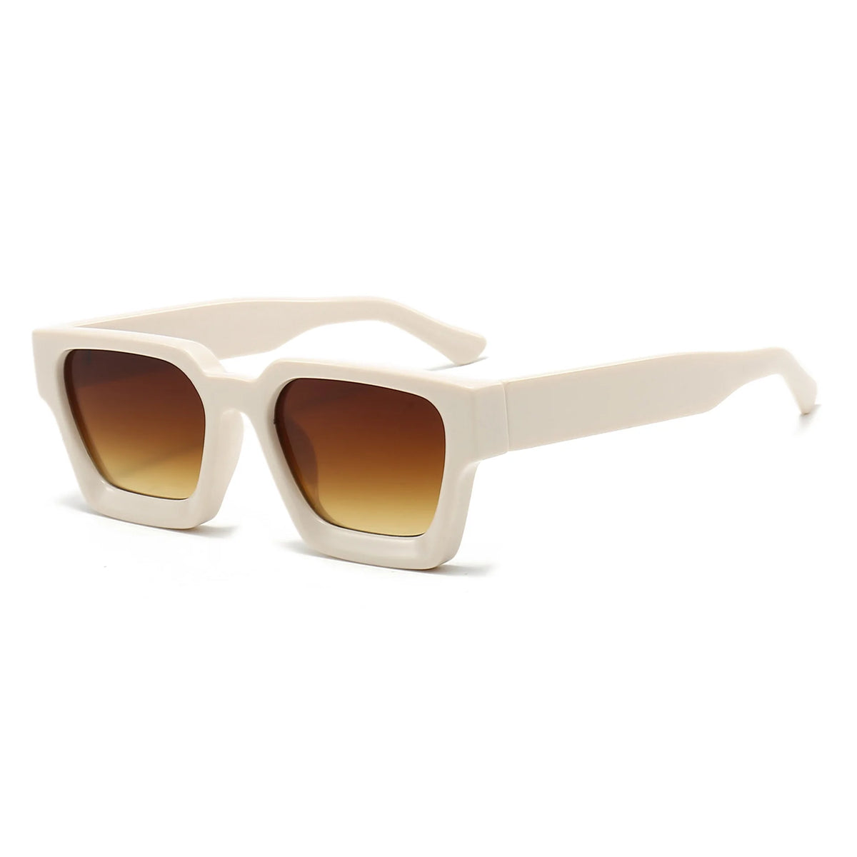 Custom Logo UV400 Rectangle Sunglasses | PC Frame 100 MOQ Private Label