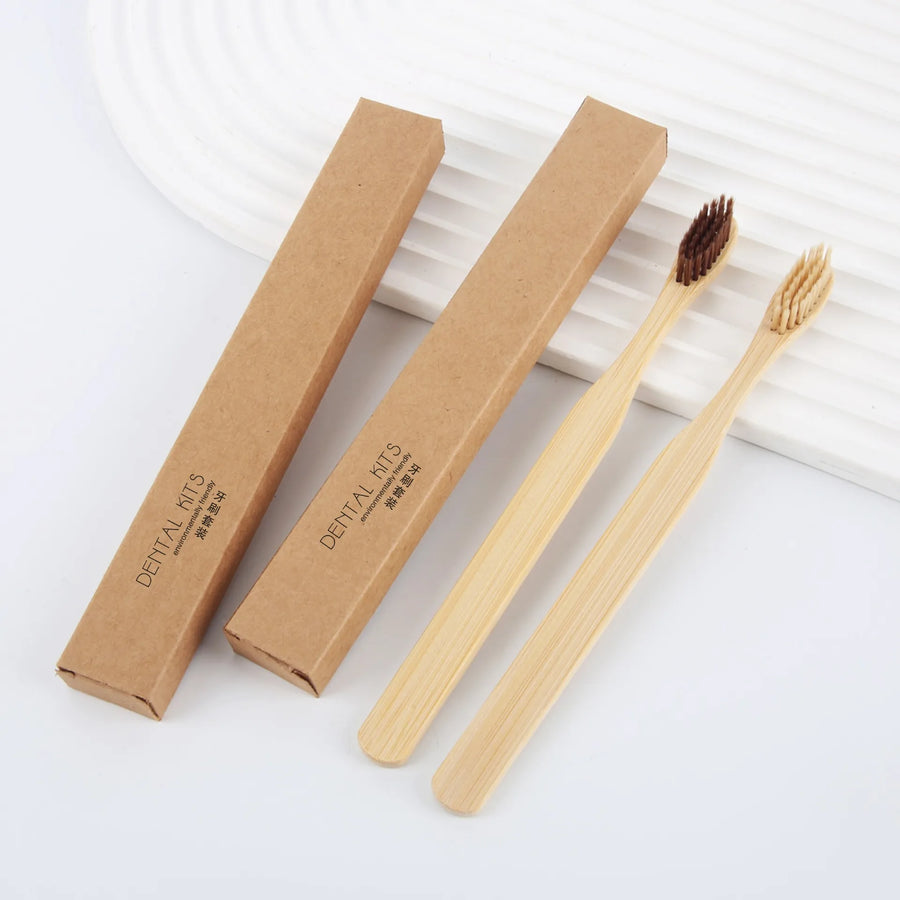 Bamboo Hotel Amenities with Logo – 3,000 MOQ, Zero Plastic