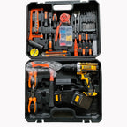 Heavy Duty 118‑Piece Drill Set Kit – Cordless Impact Drill, Titanium Bits & Custom Logo Wholesale