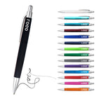 Custom Rubber Coated Pen 1.0mm | Orange Promotional Pen | 50pc MOQ