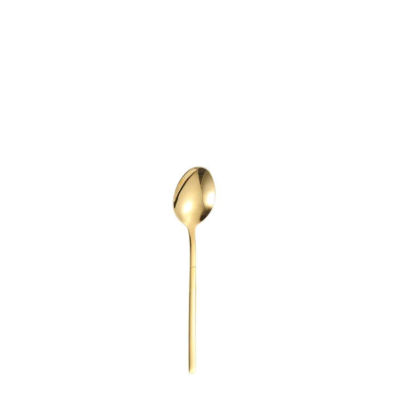 Gold Stainless Steel Flatware Set | 18/0 Elegant Wedding Flatware