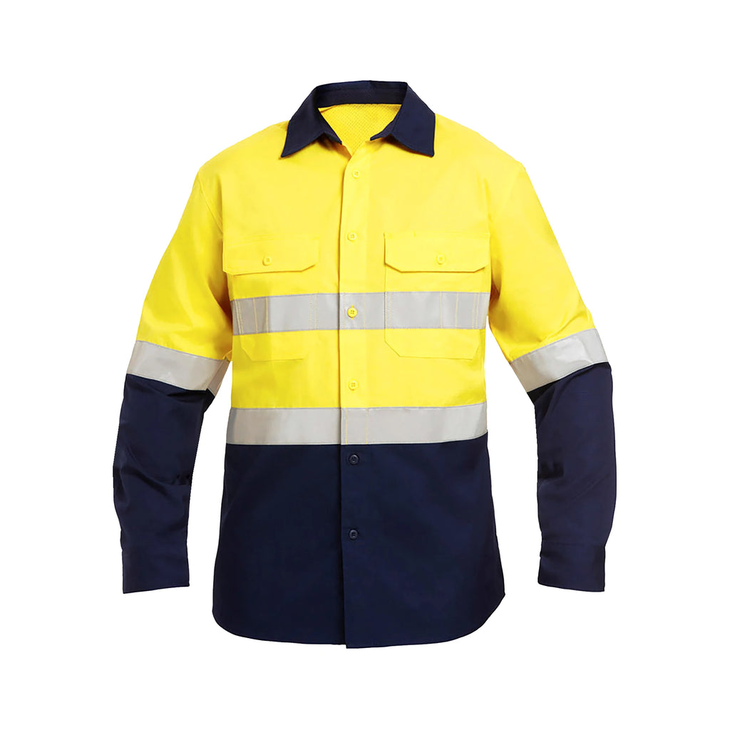 High Visibility Safety Work Shirts for Construction & Industrial Teams(Custom Logo, Industrial Use)