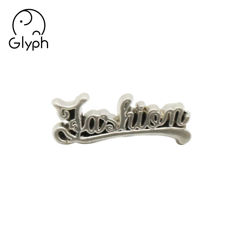 Custom Metal Brand Tags with Embossed Logo | MOQ 100