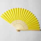 Wholesale Custom Bamboo Fabric Folding Hand Fan for Favors