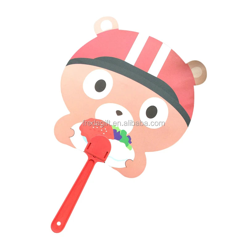 Cheap Custom Mini Plastic PP Promotional Fan with Logo | Any Shape