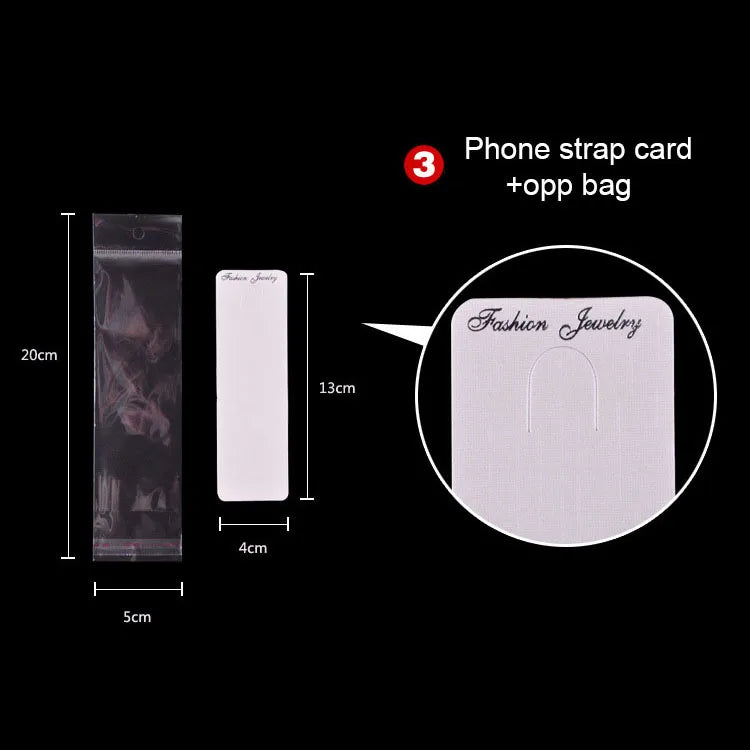 Custom Jewelry Display Cards with OPP Bags | MOQ 100 | 10-Day Lead
