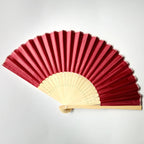 Wholesale Custom Bamboo Fabric Folding Hand Fan for Favors