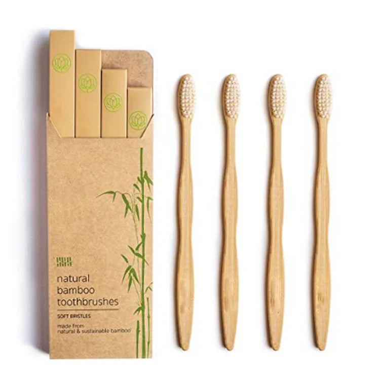 Wholesale 18cm Bamboo Toothbrush with Custom Logo | Bulk Hotel Amenities & Eco Giveaways