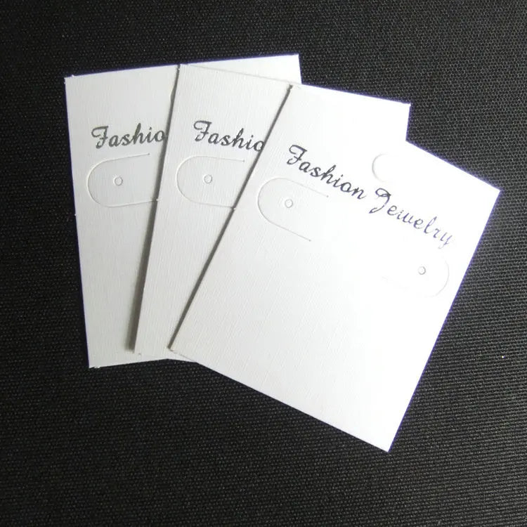 Custom Jewelry Display Cards with OPP Bags | MOQ 100 | 10-Day Lead