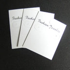 Custom Jewelry Display Cards with OPP Bags | MOQ 100 | 10-Day Lead