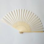 Wholesale Custom Bamboo Fabric Folding Hand Fan for Favors