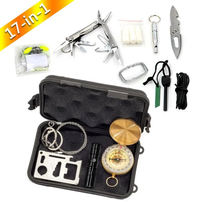 Custom Paracord 550 Survival Kits: 50 MOQ, 7-Strand 550lb, 24+ Tools | Outdoor Camping Gear