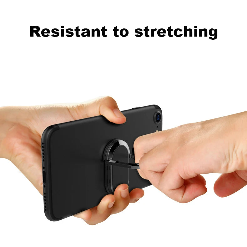 Custom Laser Engraved Zinc Alloy Ring Phone Holder