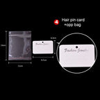 Custom Jewelry Display Cards with OPP Bags | MOQ 100 | 10-Day Lead