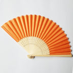 Wholesale Custom Bamboo Fabric Folding Hand Fan for Favors