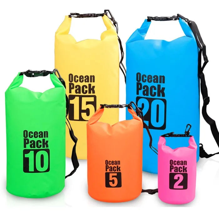 Custom 500D PVC Waterproof Dry Bag: 2L to 30L, High Frequency Welded, Submersion Tested