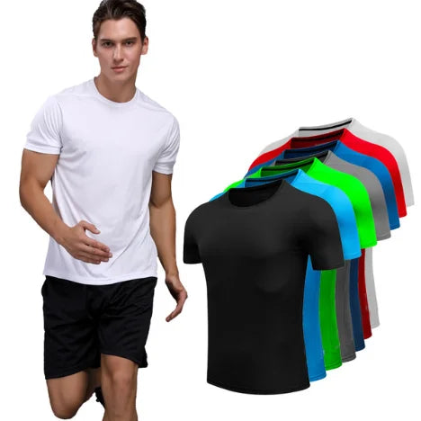 Custom Quick-Dry Polyester Sports T-Shirts in Bulk for Logo Printing, Teamwear, Events & Promotional Apparel