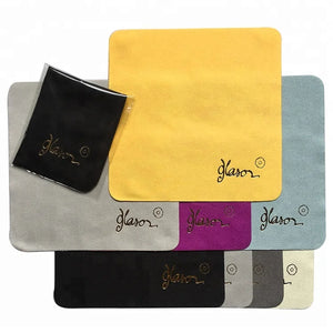 Custom Microfiber Cleaning Cloths — 230gsm Suede, 500 Pcs MOQ, OEKO-TEX