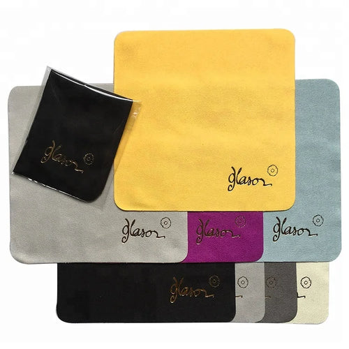 Custom Microfiber Cleaning Cloths — 230gsm Suede, 500 Pcs MOQ, OEKO-TEX