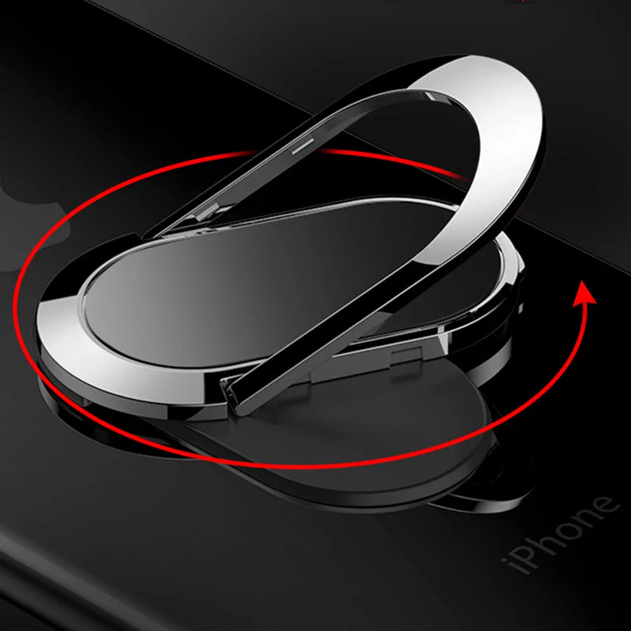 Custom Laser Engraved Zinc Alloy Ring Phone Holder