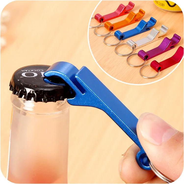 Custom Stainless Steel Bottle Openers: 200 MOQ, 65x12mm, Laser Engraving | Promotional Keychain Gifts