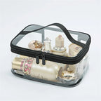 Custom Clear PVC Cosmetic Bags | MOQ 100 | 9-Day Lead