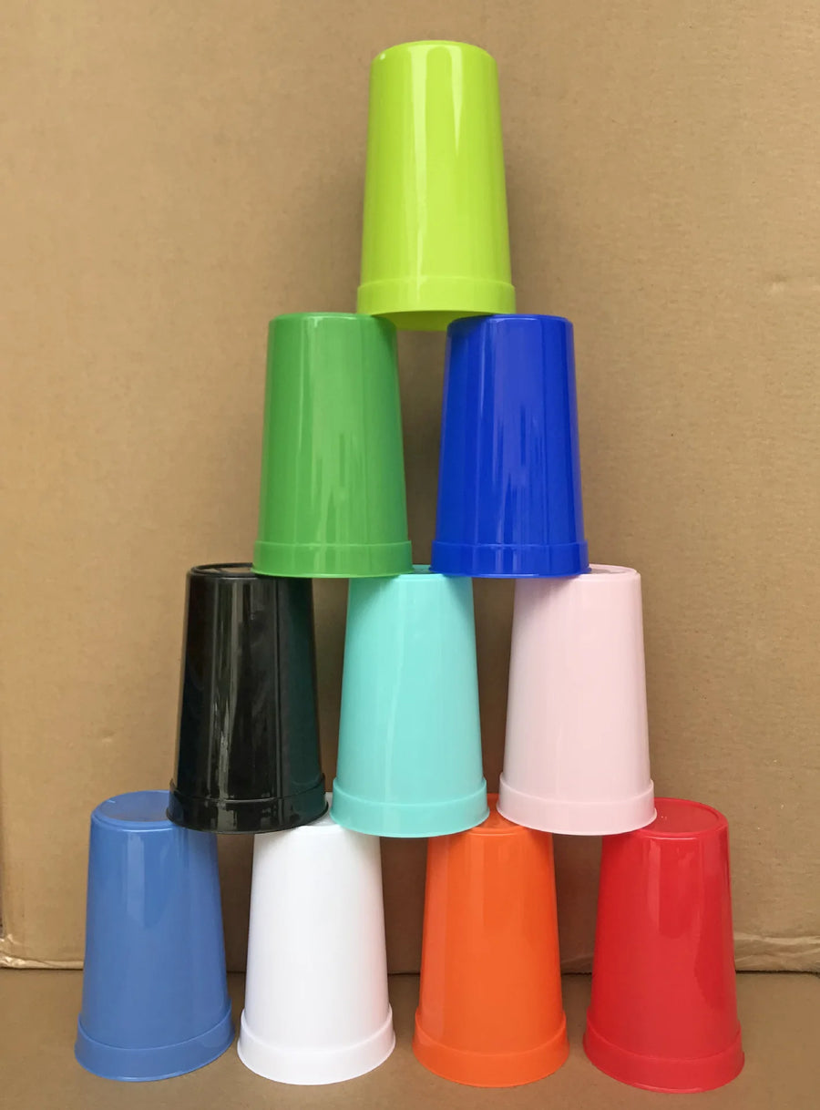 Custom 16oz Reusable Plastic Stadium Cups with Your Logo