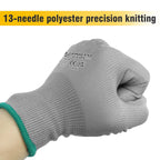 13G PU Polyester Work Gloves for Industrial Safety & Daily Tasks