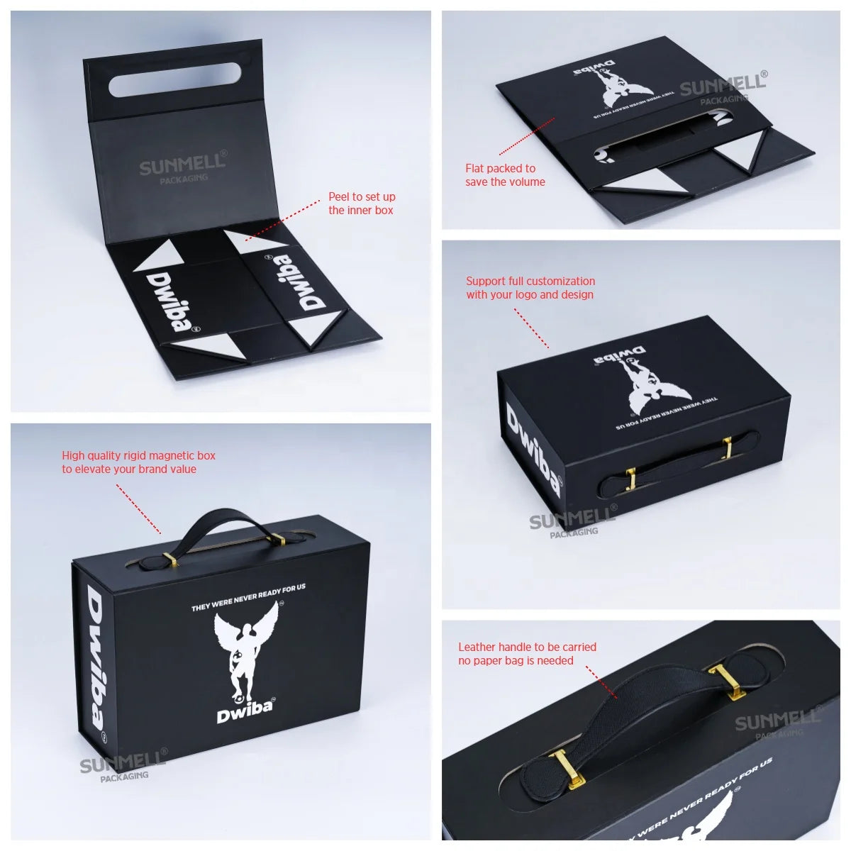 Custom Rigid Magnetic Gift Box | Collapsible Luxury | 500 MOQ