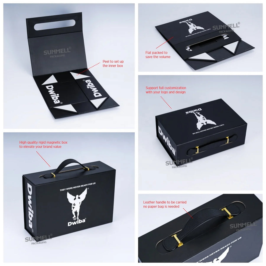 Custom Rigid Magnetic Gift Box | Collapsible Luxury | 500 MOQ