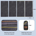Custom Size Microfiber Quick-Drying Sport Gym Towel with Logo – 400gsm for Fitness, Swimming & Camping