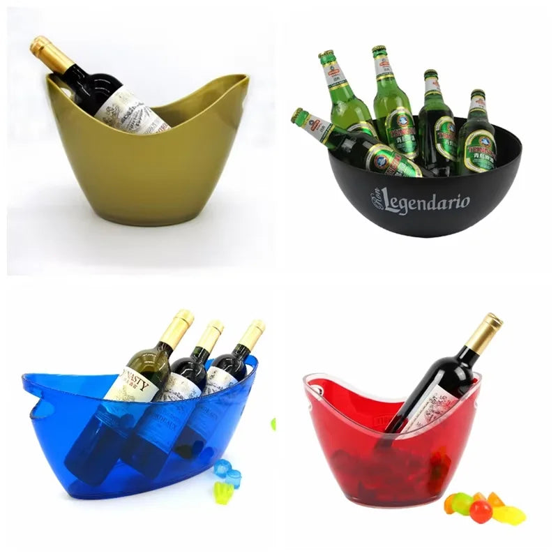 Custom Branded Ice Bucket with Logo | 5L Metal