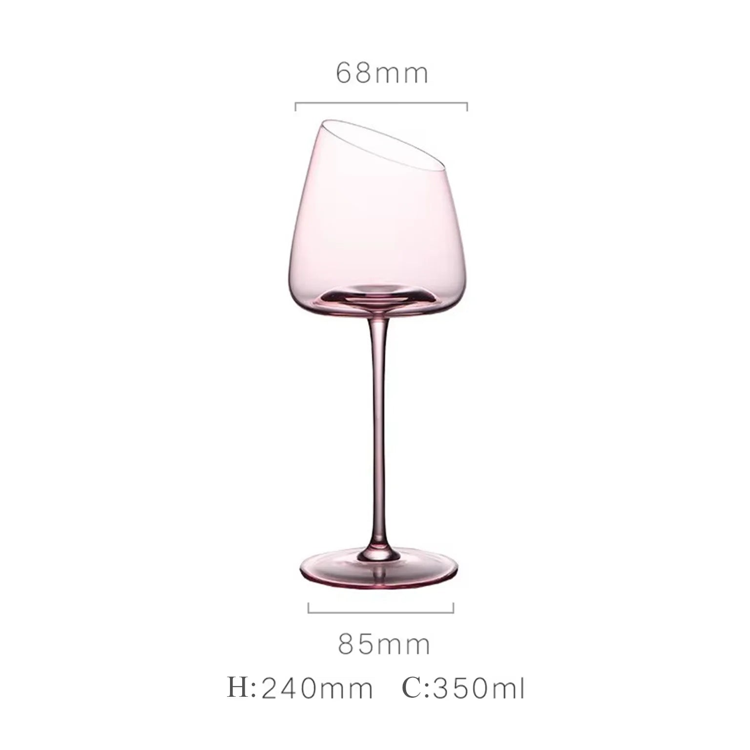 Pink Champagne Glasses | Flamingo Style Wine Goblets