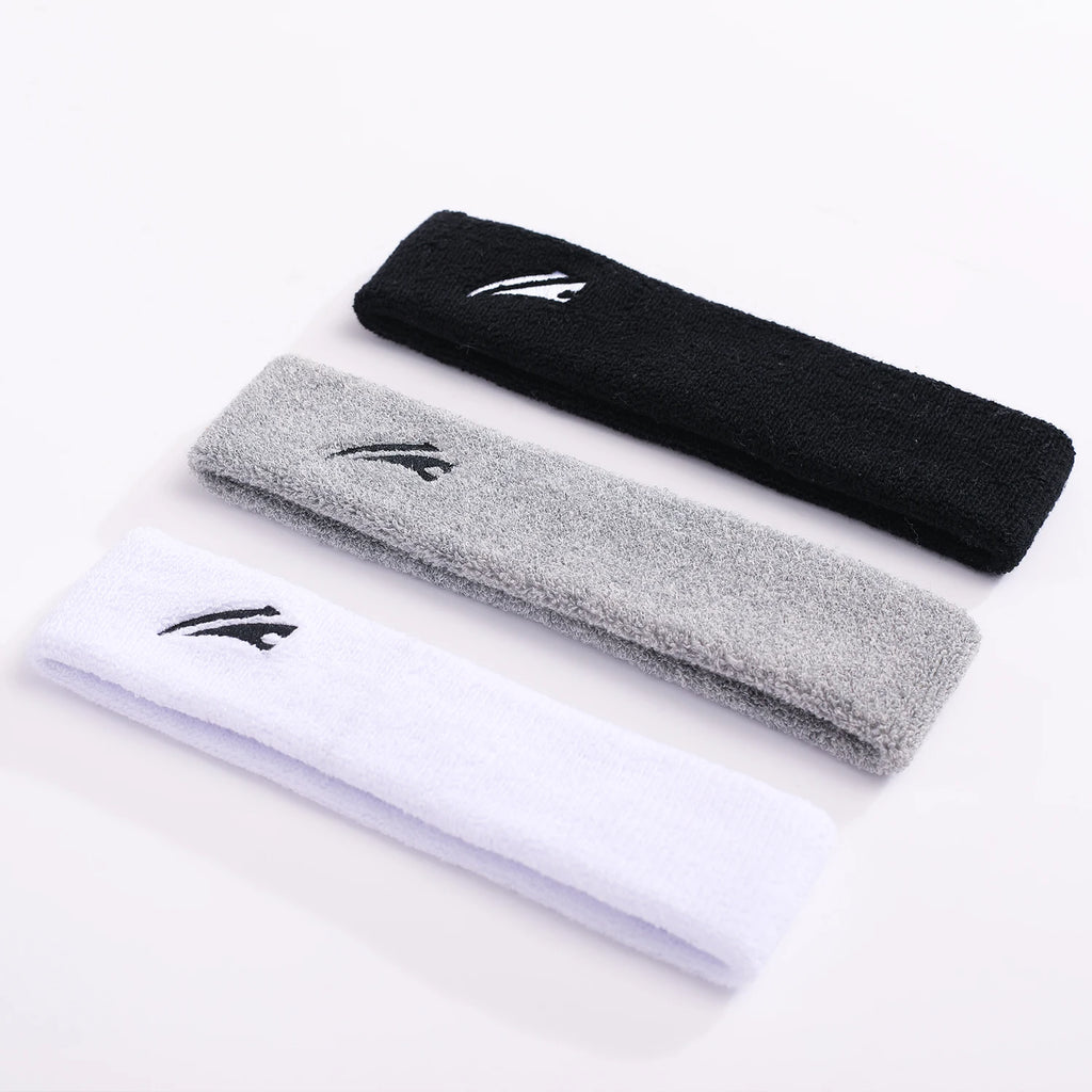 Custom Cotton Sports Headband with Logo | Sweat Guide for Gym