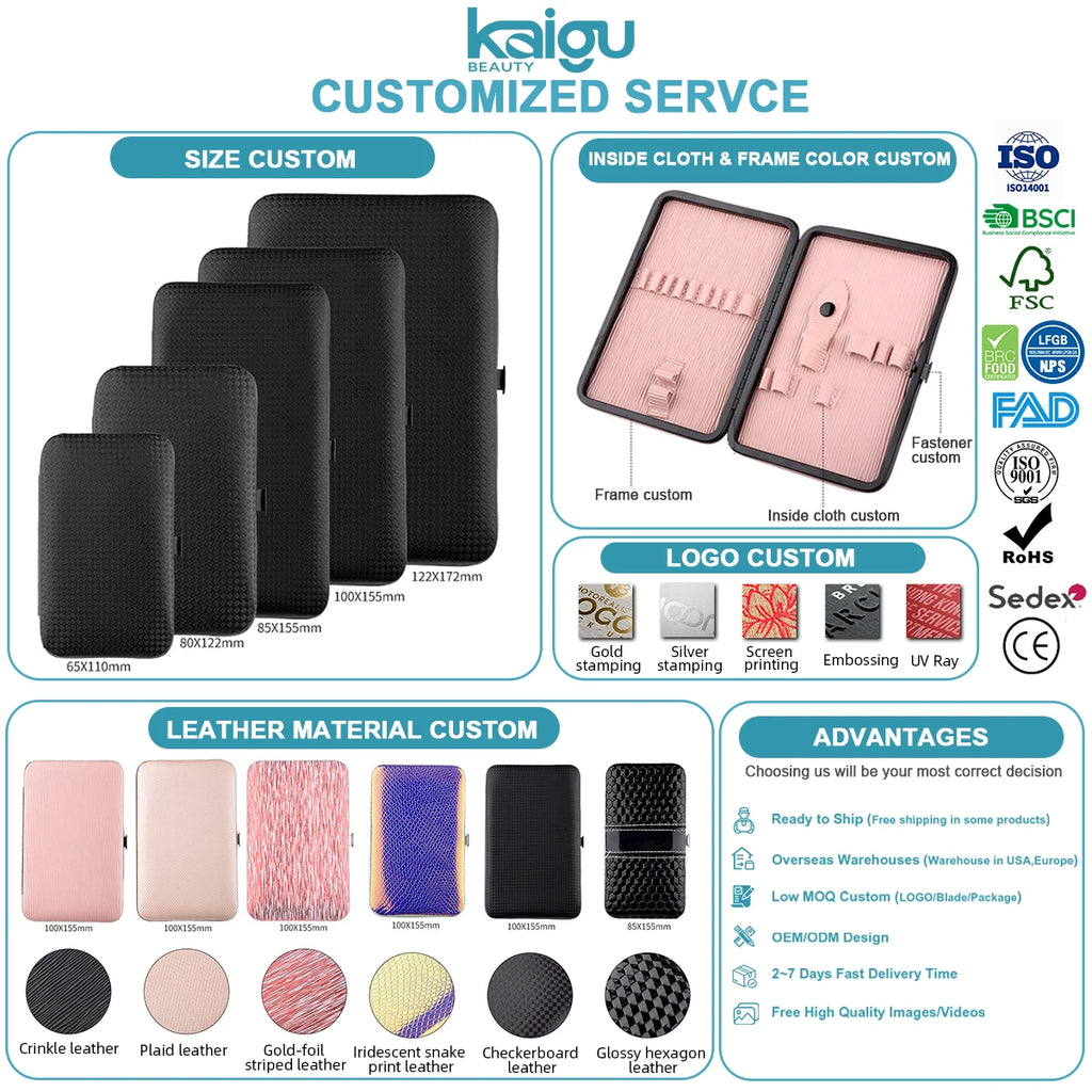 Custom 22-Piece Manicure Kit with Logo | 1,000 MOQ