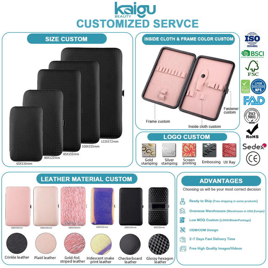 Custom 22-Piece Manicure Kit with Logo | 1,000 MOQ