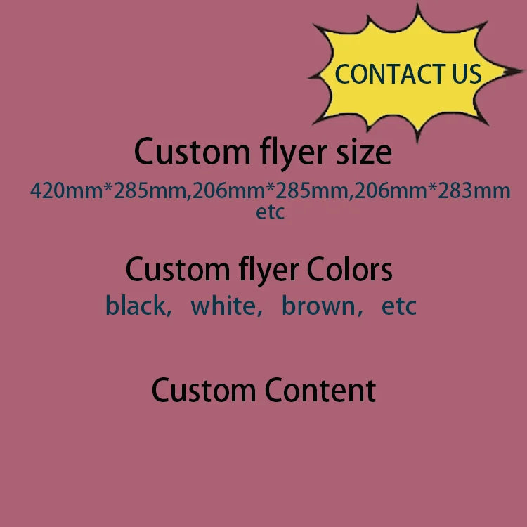 Custom A5 Flyer Printing | 500 Pcs MOQ, $0.10/Piece | UV, Offset, Digital