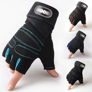 Custom Half-Finger Fitness Gloves with Logo | MOQ 100 Pairs