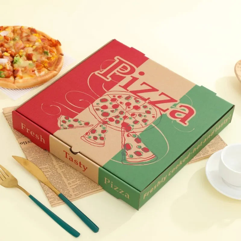 Eco-Friendly Kraft Pizza Box | Custom Printed Takeaway Container