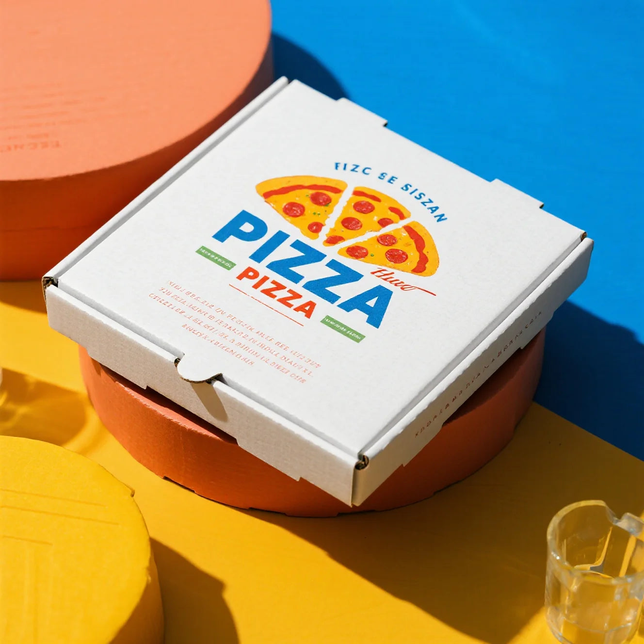 Custom Corrugated Pizza Box Wholesale | 10 12 14 Inch with Flexo Printing