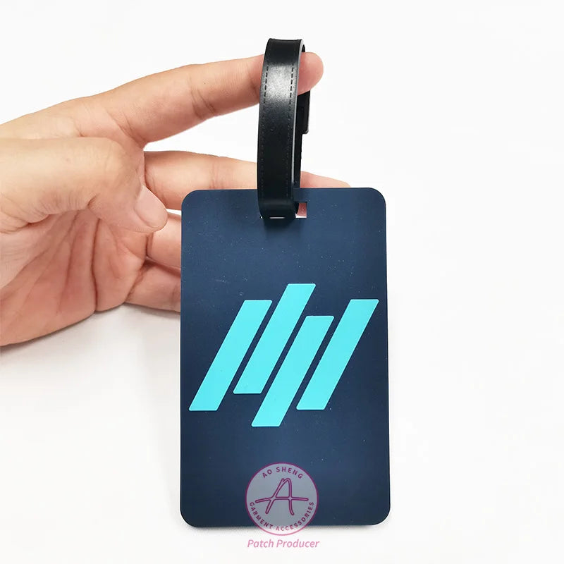Custom Rubber Luggage Tags with Logo – 9-Day Lead, Sublimation