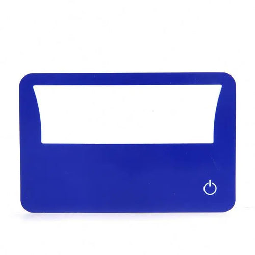 Custom Credit Card Magnifier 10pcs MOQ | LED Light, GS Certified, 85x55mm PVC for Promotional Gifts