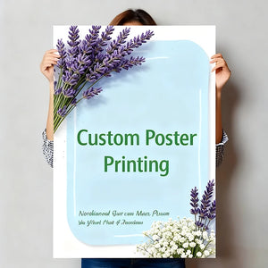 Custom Printed Wall Art Posters | Full Color Offset Printing | 1,000 Pcs MOQ | Any Size