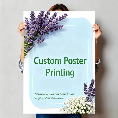 Custom Printed Wall Art Posters | Full Color Offset Printing | 1,000 Pcs MOQ | Any Size