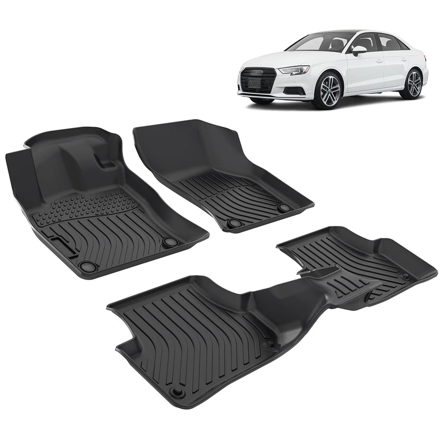 Custom Fit TPE Floor Mats for Audi A3 Sedan / S3 2015-2024