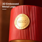 3D Embossed Metal Logo Mugs | 300 MOQ | 15-Day Lead Time