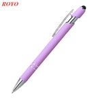 Custom Metal Stylus Pen with Logo | 2-in-1 Ballpoint MOQ 100