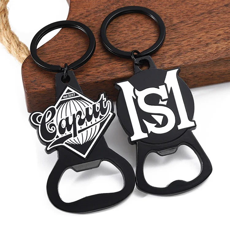 Custom Bottle Opener Keychain | 3D Zinc Alloy | 50 MOQ | 15-Day Lead